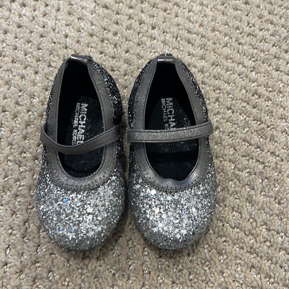 Michael Kors glitter flats size 5 never been worn